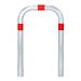  TRAFFIC-LINE EV Charging Point Protection Guard - Sub-Surface Fix - 60/800 x 500mm - Red Ring Colour 