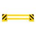 BLACK BULL Racking End Frame Protectors Type B - 1,700-2,100mm - Powder Coated - Yellow/Black