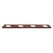  Park-AID Wheel Stop - 1800x150x100mm - Brick-red Body Colour / White Reflective Colour 