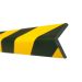 TRAFFIC-LINE Edge Protection - RIGHT-ANGLE 60/60 - Magnetic 1,000mm Lengths - Yellow/Black