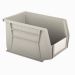 Rhino Tuff Recycled Grey Plastic Bin 140mm Wide x 205mm Deep x 127mm High