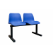 Standard Beam Seating - 2 Seater - 830Hx510Wx990Lmm - Blue