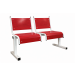  Spectrum Beam Seating - 2 Seater - Red Seats - H.860 W.510 L.1100 
