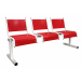  Spectrum Beam Seating - 3 Seater - Red Seats - H.860 W.510 L.1670 