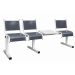  Spectrum Beam Seating - 2 Seater with Table - Dark Grey Seats - H.860 W.510 L.2310 