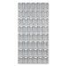 Rhino Tilt Bins with 930W x 1425Hmm Portrait Louvre Panel - Louvre Panel and 48 x RTB1