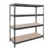 Value Shelving Corner Unit - 400 kg Shelving Unit - 1800x1500x450mm