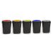 Push Spring Lid Bins - 45 Litres - 600x393x335mm