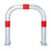  TRAFFIC-LINE EV Charging Point Protection Guard - Surface Fix - 60/500 x 500mm - Red Ring Colour 