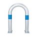 TRAFFIC-LINE EV Charging Point Protection Guard - Surface Fix - 60/500 x 360mm - Blue Ring Colour